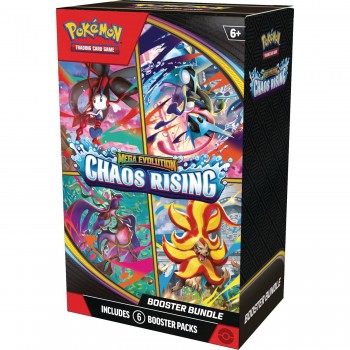 Pokemon Mega Evolution: Chaos Rising Booster Bundle rinkinys (anglų k.)